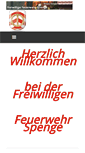 Mobile Screenshot of feuerwehr-spenge.de